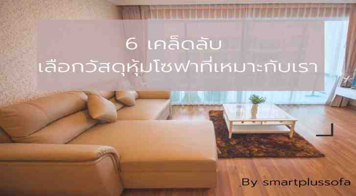 6 เทคนิคเลือกวัสดุหุ้มโซฟา ให้เหมาะกับการใช้งาน และถูกใจแม่บ้าน